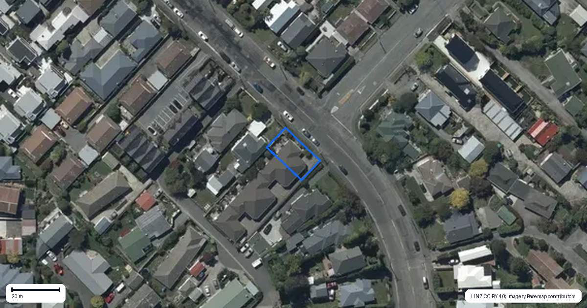 Property context map for 154A Southampton Street, Sydenham, Christchurch