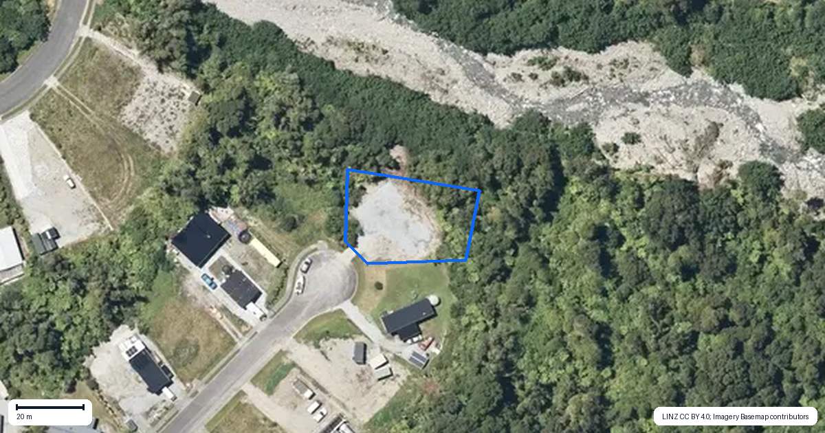 Property context map for 15 Alymer Place, Franz Josef/Waiau
