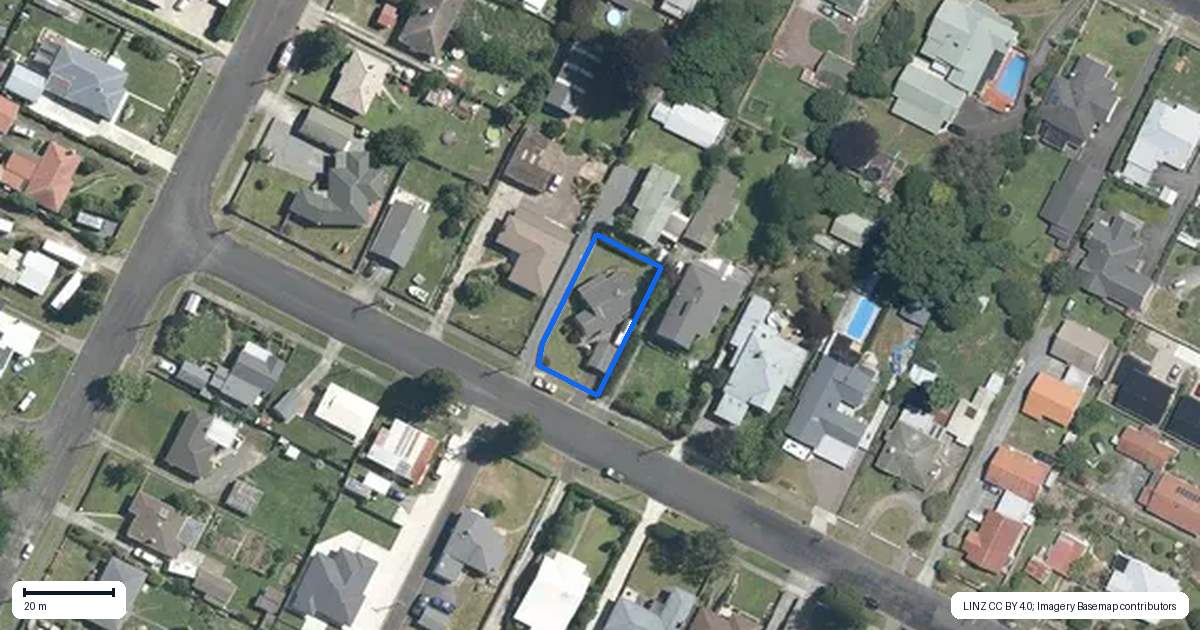 Property context map for 41 Elizabeth Street, Matamata