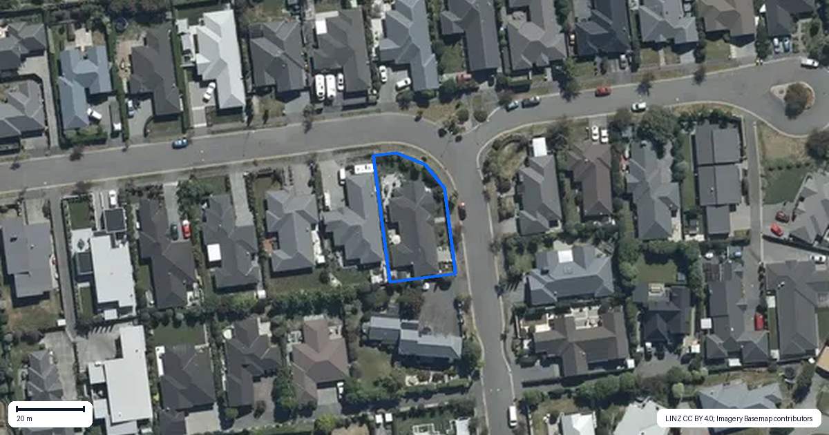 Property context map for 9 Northwater Drive, Northwood, Christchurch