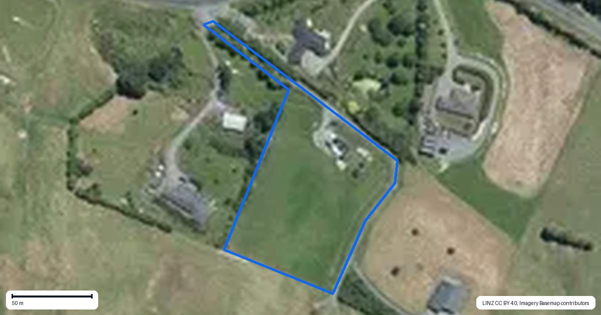 Property context map for 143H Smith Road, Dannevirke