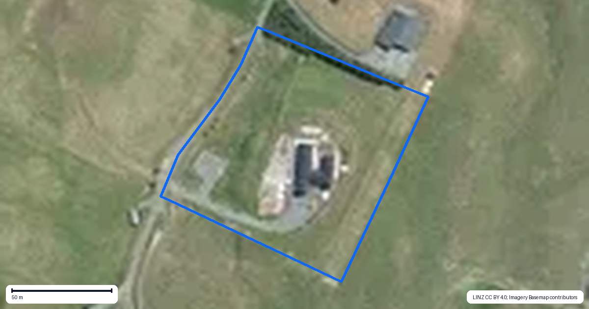Property context map for 143B Smith Road, Dannevirke