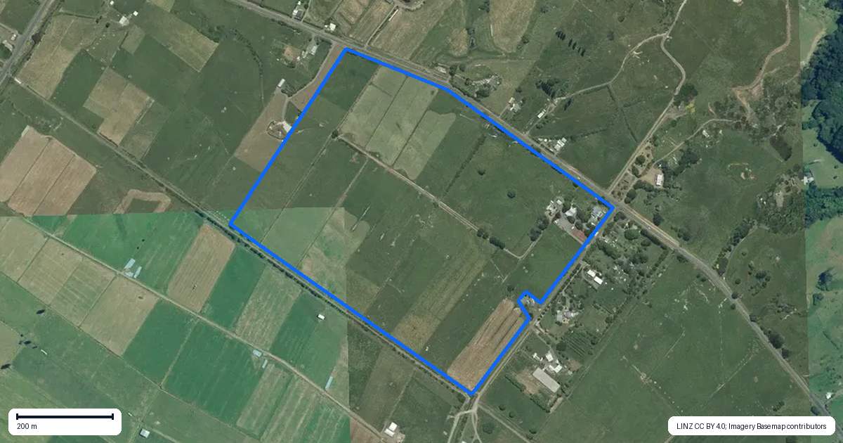 Property context map for 4 Wainui Road, Matatoki, Thames