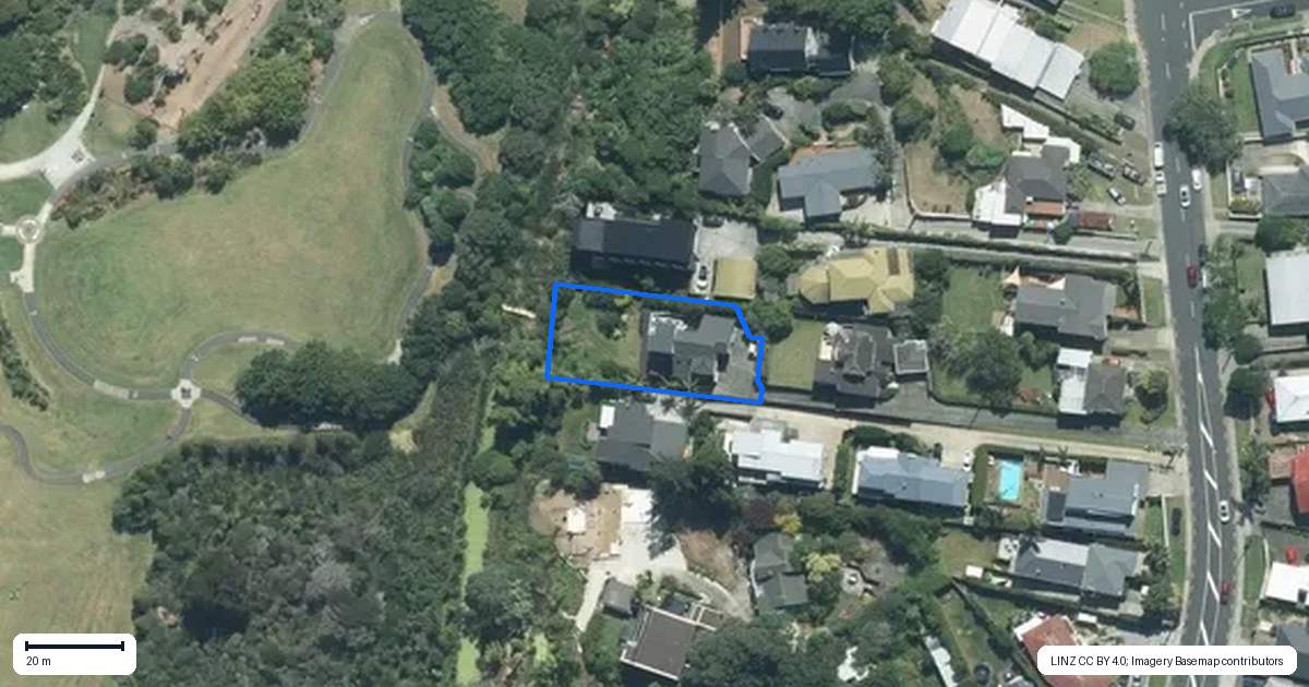 Property context map for 56A Sylvan Avenue, Northcote, Auckland