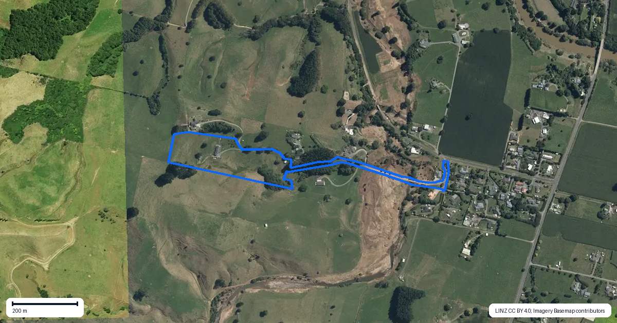 Property context map for 37G Mangauika Road, Pirongia