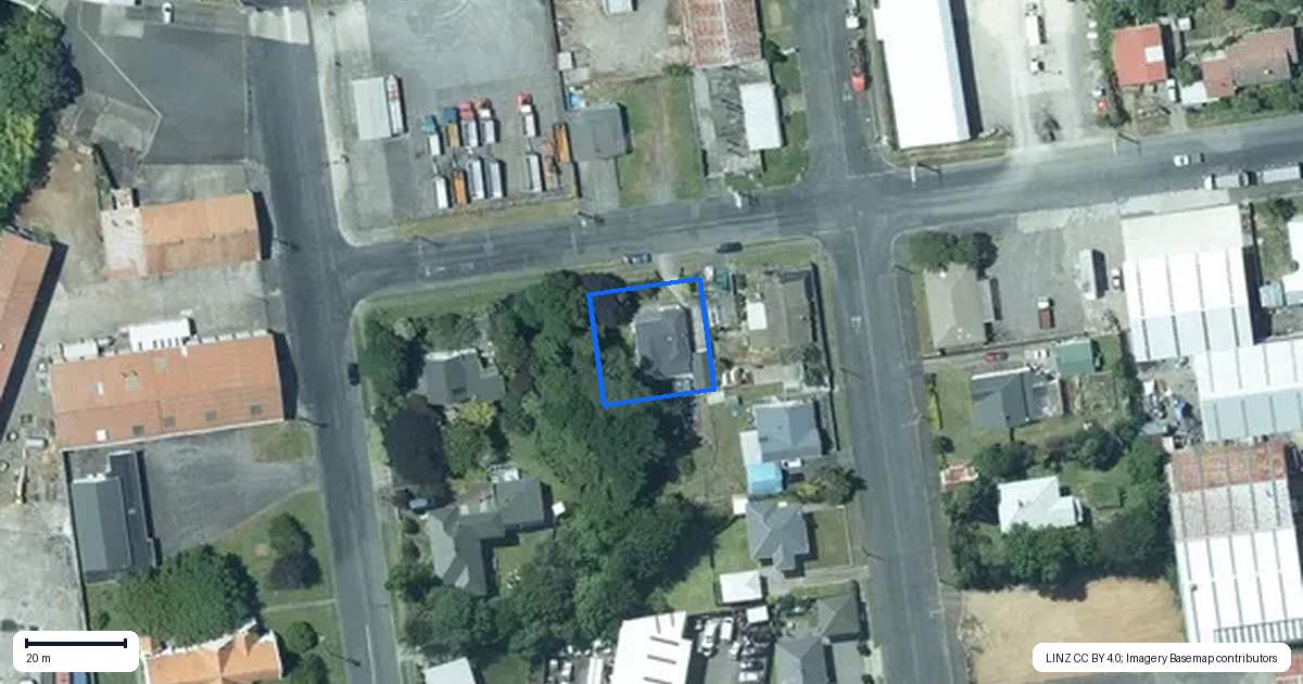 Property context map for 9 Carrington Street, Inglewood