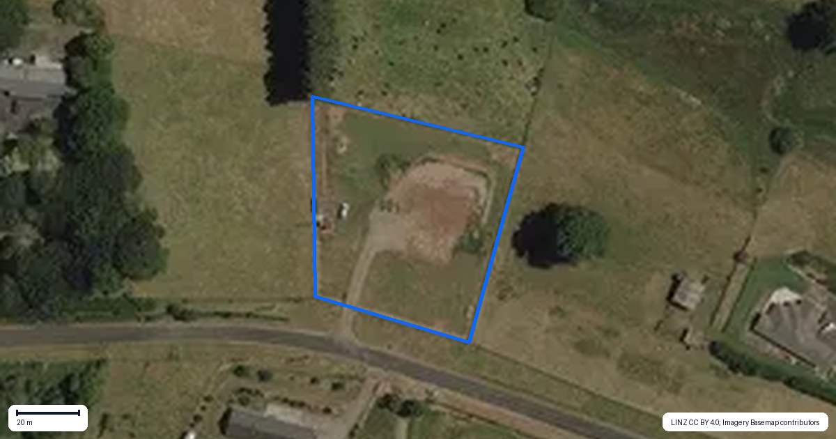 Property context map for 62 Fletcher Road, Ngahinapouri, Ohaupo