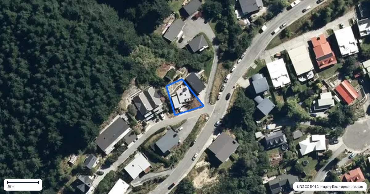 Property context map for 47 Dart Place, Fernhill, Queenstown