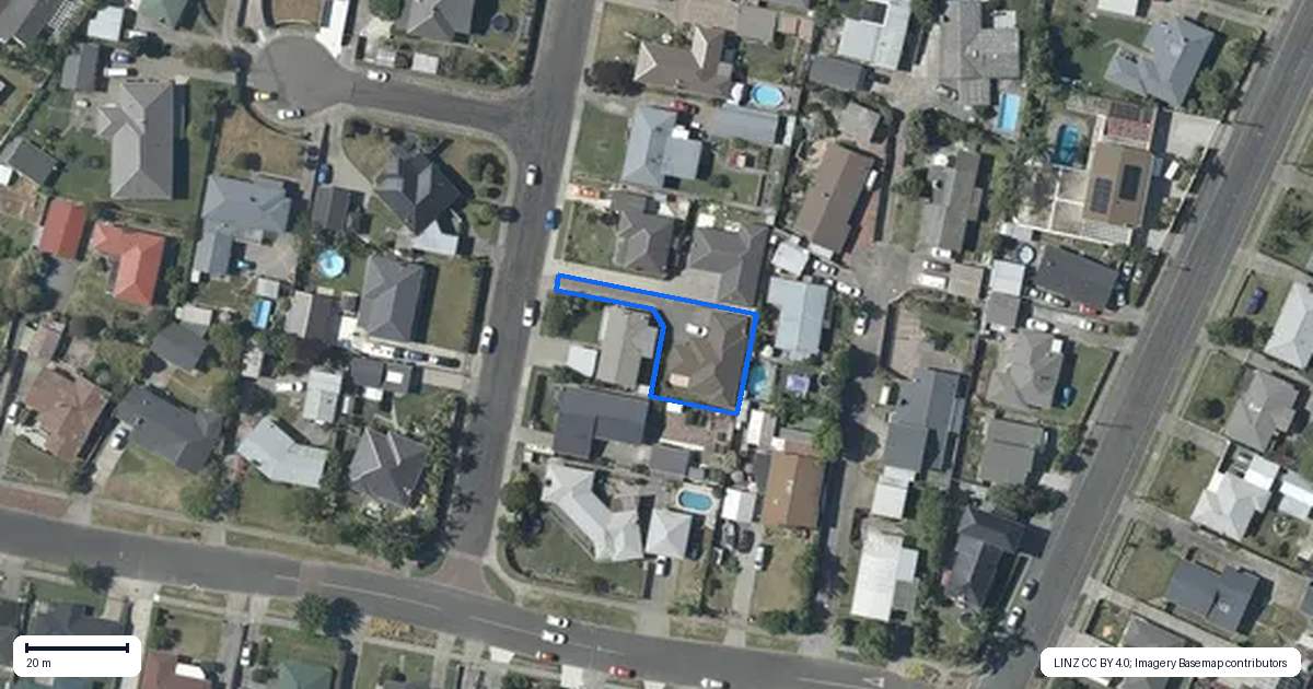 Property context map for 1B Oxford Street, Taradale, Napier