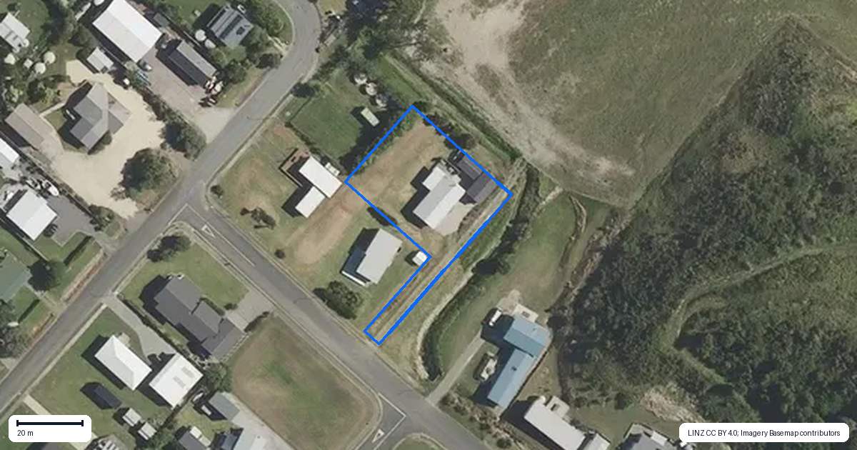 Property context map for 5 Mahia Heights Drive, Mahia
