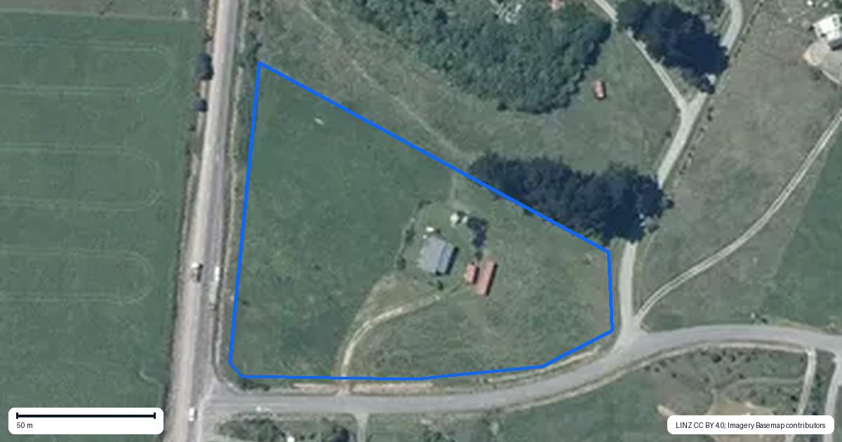 Property context map for 5 Prospector Place, Barrytown, Greymouth