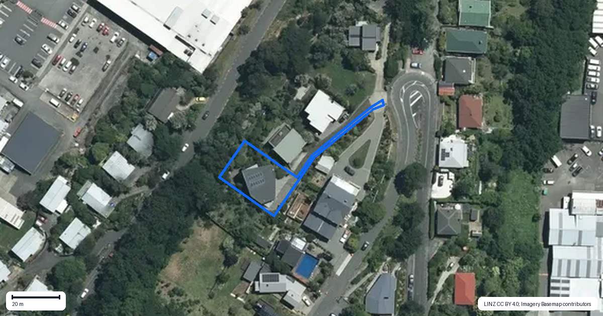 Property context map for 6 Mount Street, Nelson South, Nelson