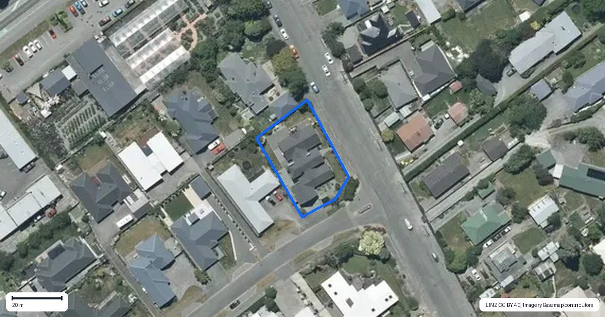 Property context map for 2 Elmwood Grove, Tinwald, Ashburton