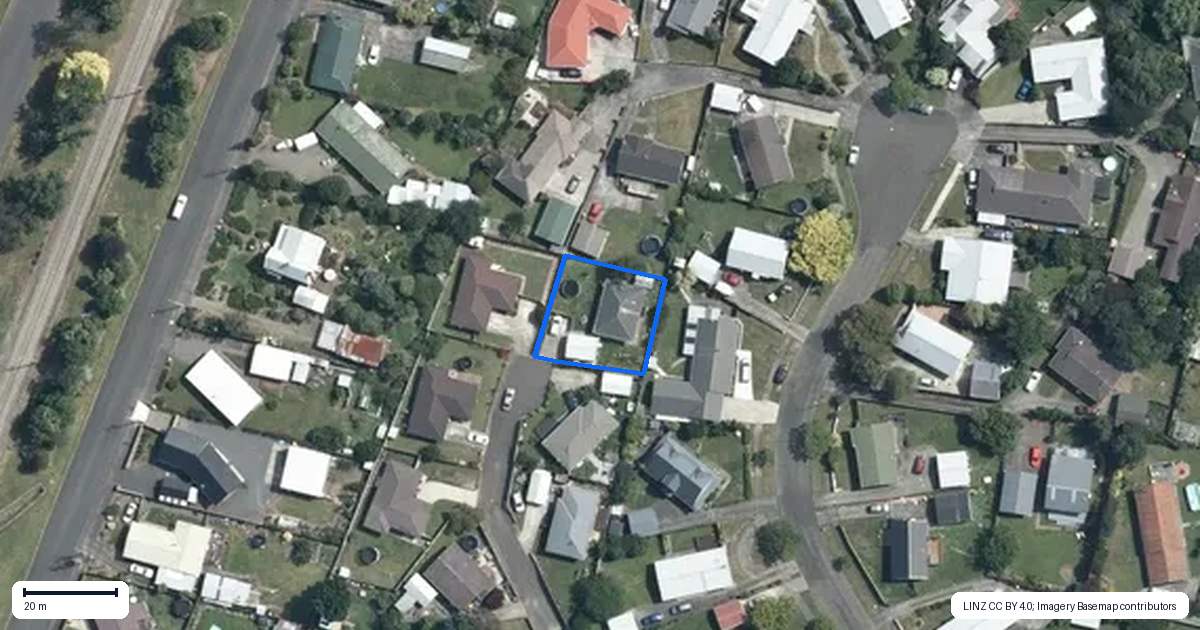 Property context map for 53E Port Street West, Maewa, Feilding