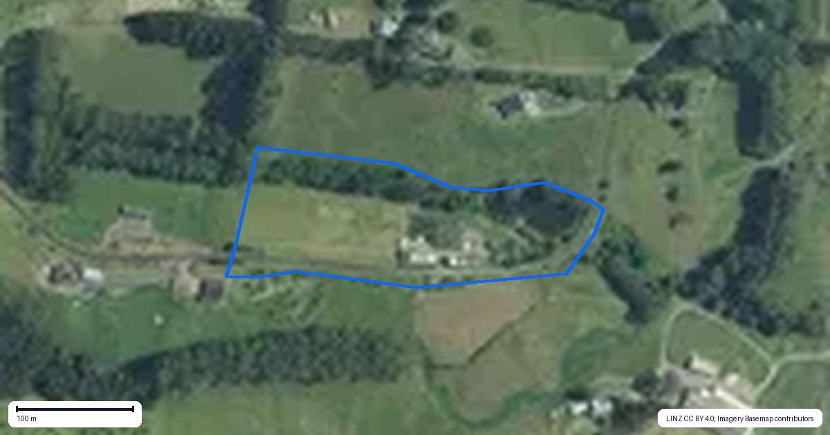 Property context map for 74 Tui Glen Road, Haruru