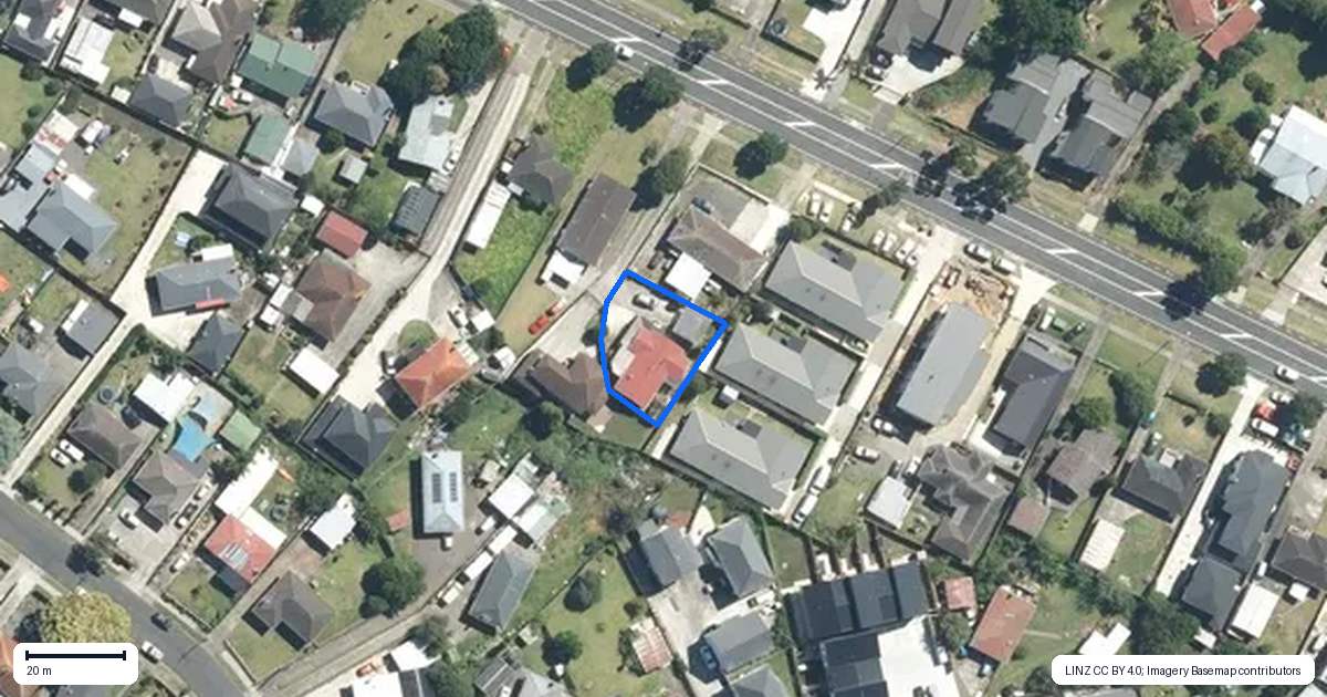 Property context map for 80 Buckland Road, Mangere East, Auckland
