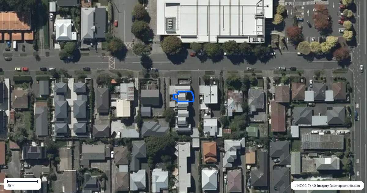 Property context map for 42B Devon Street, Sydenham, Christchurch