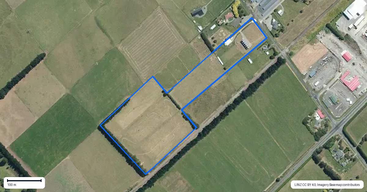 Property context map for 35 Laws Road, Dannevirke