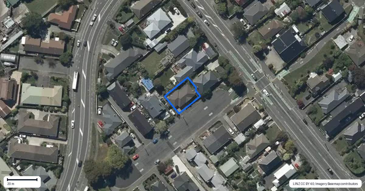 Property context map for 1 Strauss Place, Somerfield, Christchurch