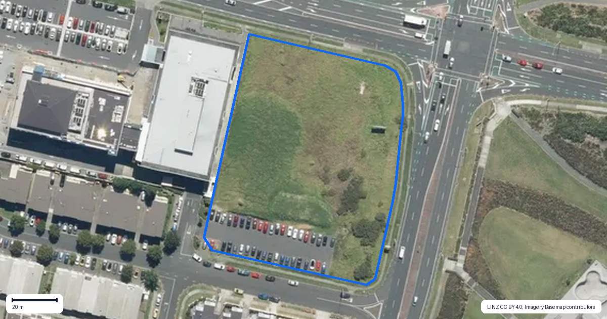 Property context map for 180 Chapel Road, Flat Bush, Auckland