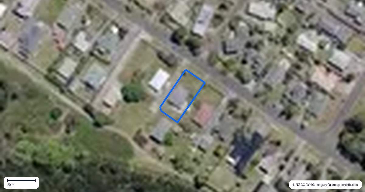 Property context map for 1/20 Kutai Street, Turangi