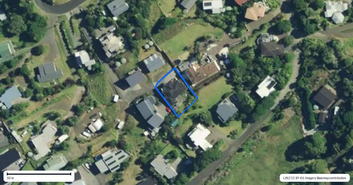 Property context map for 18C Tasman Heights, Ahipara, Kaitaia