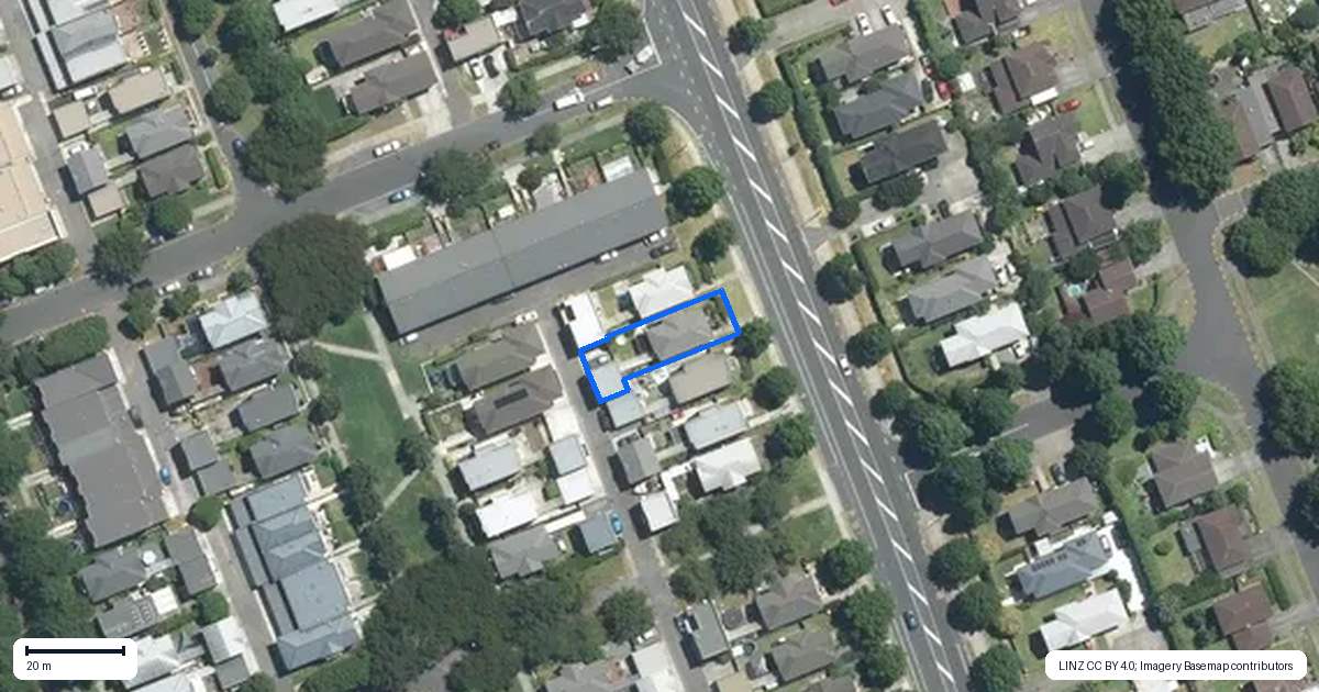 Property context map for 198 Porchester Road, Takanini, Auckland