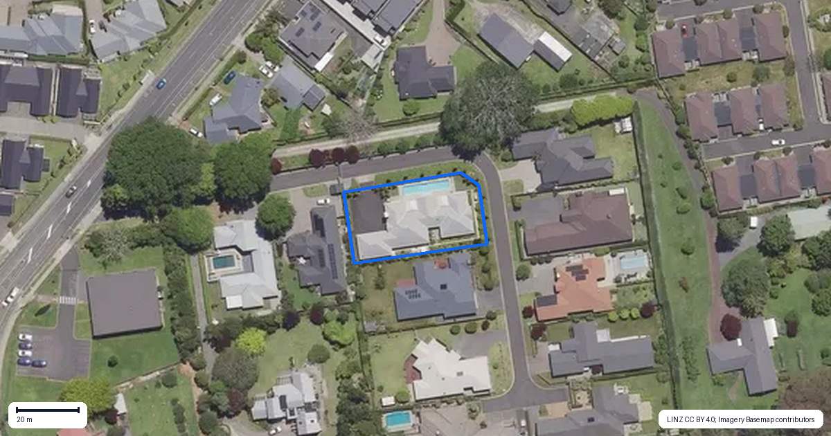 Property context map for 14 Tall Oaks Way, Bethlehem, Tauranga