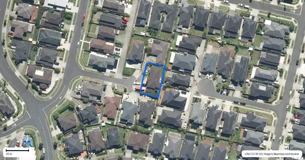 Property context map for 8 Gortnest Place, Flat Bush, Auckland