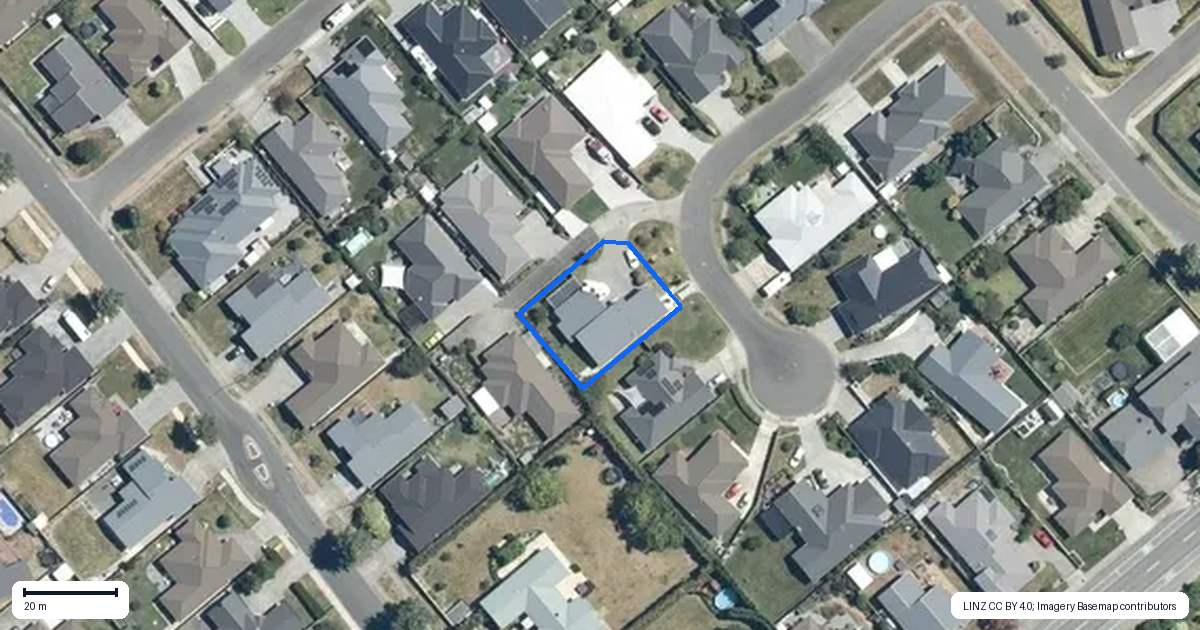 Property context map for 16 Begley Place, Frimley, Hastings