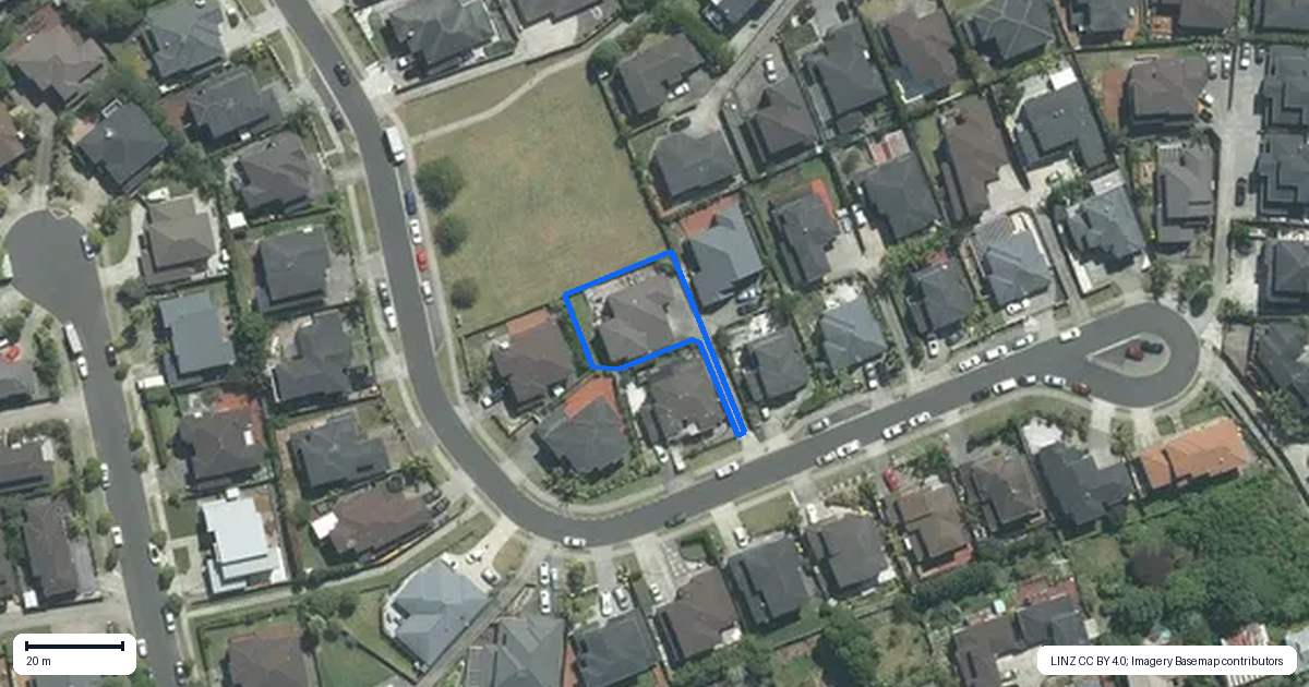 Property context map for 14 Mulroy Place, Pinehill, Auckland