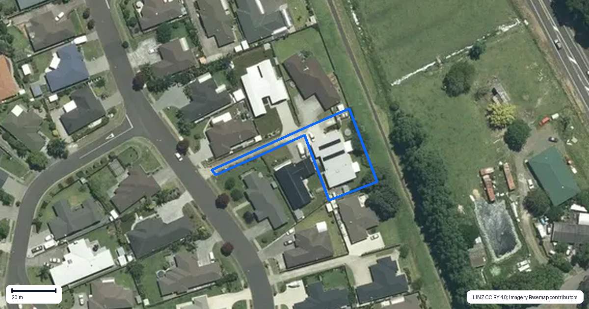 Property context map for 19 Merrimana Drive, Thames