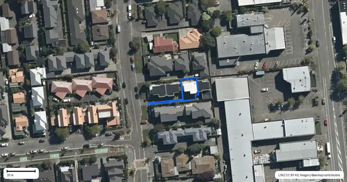 Property context map for 44C Picton Avenue, Riccarton, Christchurch