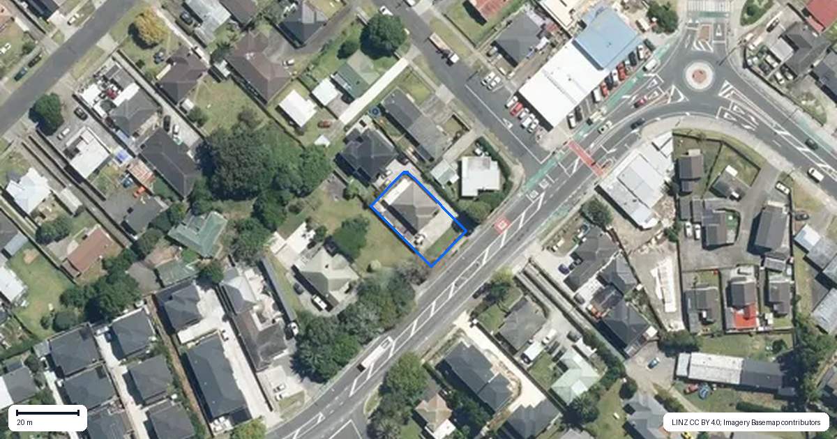Property context map for 77 Portage Road, Papatoetoe, Auckland