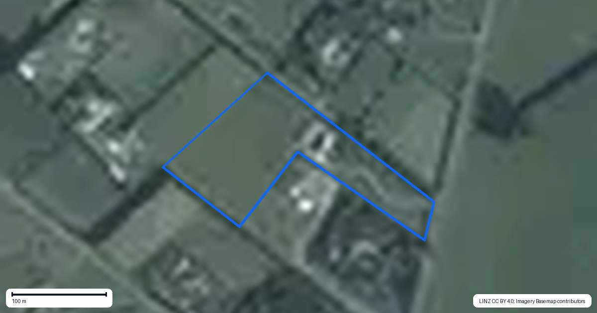 Property context map for 1057A Greendale Road, Darfield