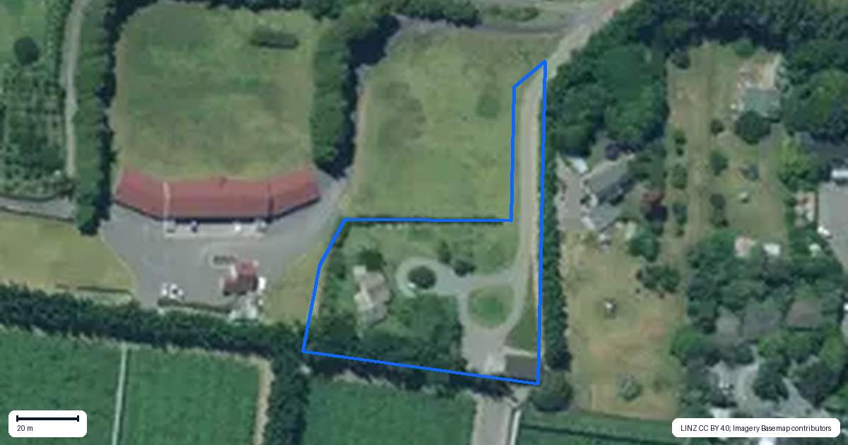 Property context map for 494C Kerikeri Road, Kerikeri