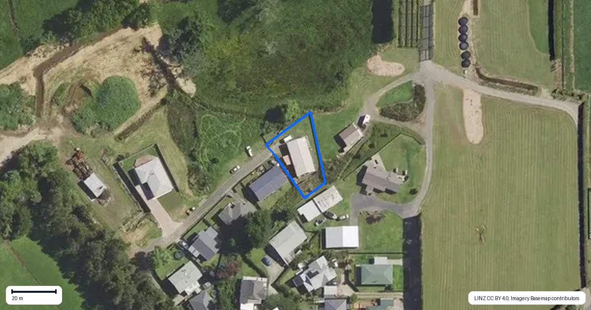 Property context map for 10F Church Street, Katikati