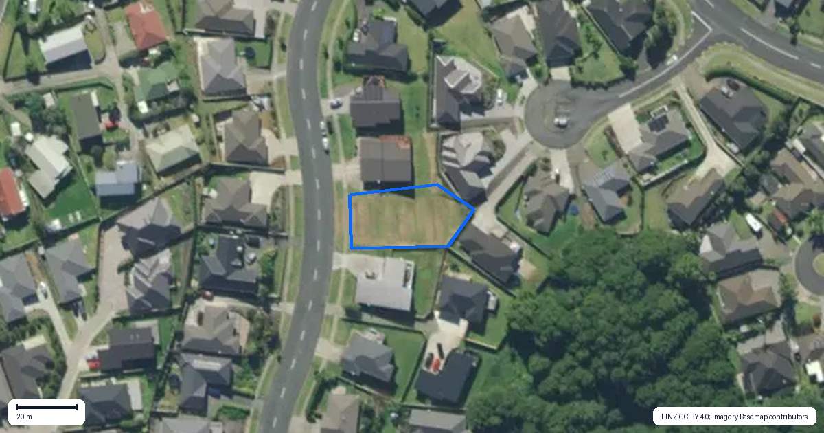 Property context map for 66 Pebble Beach Boulevard, Te Kamo, Whangarei
