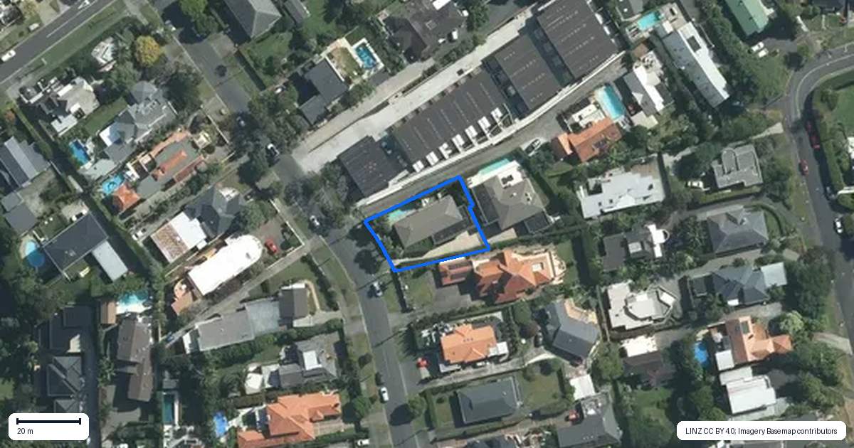 Property context map for 36 Dudley Road, Mission Bay, Auckland