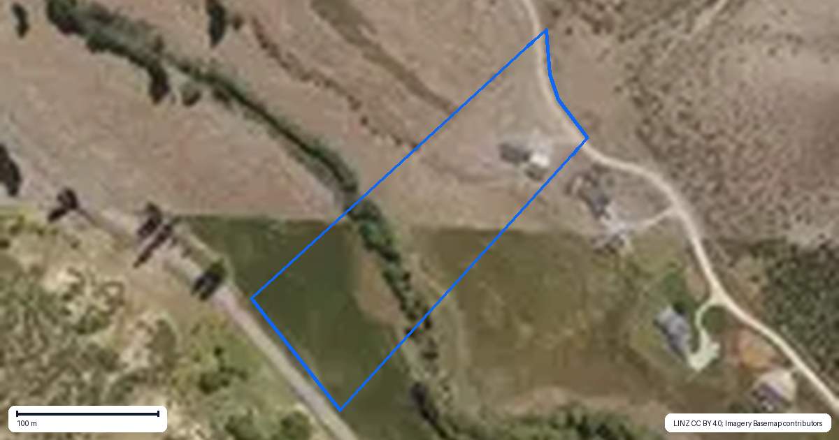 Property context map for 63 Birchalls Lane, Lowburn, Cromwell