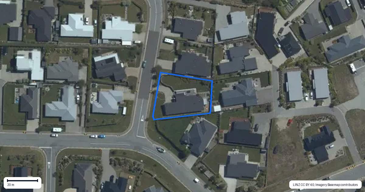Property context map for 13 Coromandel Street, Wanaka