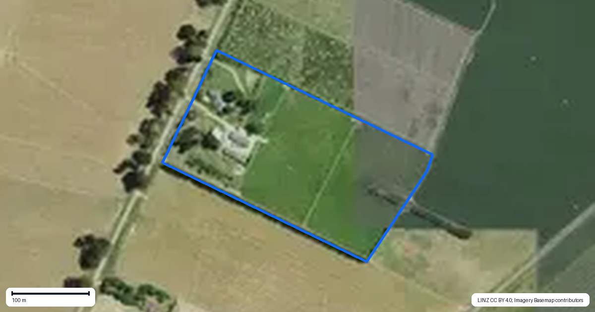 Property context map for 274 Glenmark Drive, Waipara