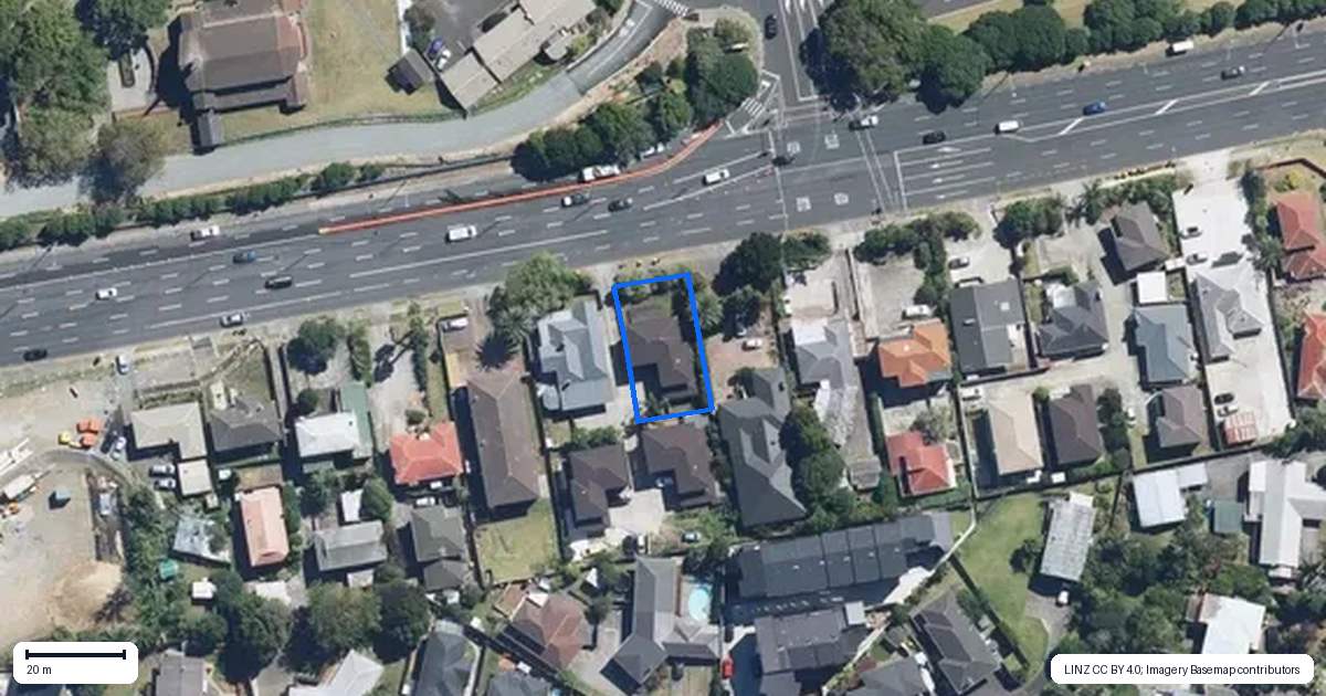 Property context map for 193 Pakuranga Road, Pakuranga, Auckland