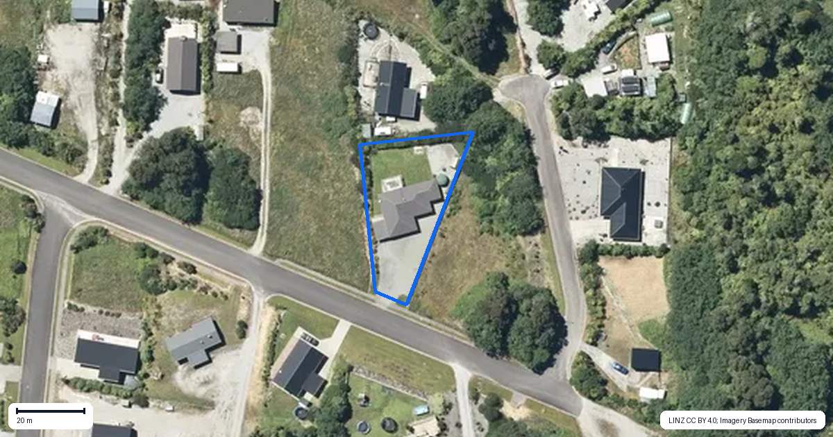 Property context map for 29 Highlander Drive, Franz Josef/Waiau