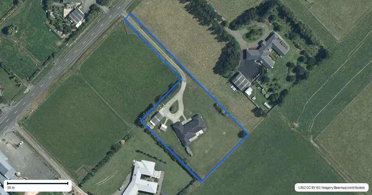 Property context map for 566 Taonui Road, Colyton, Feilding