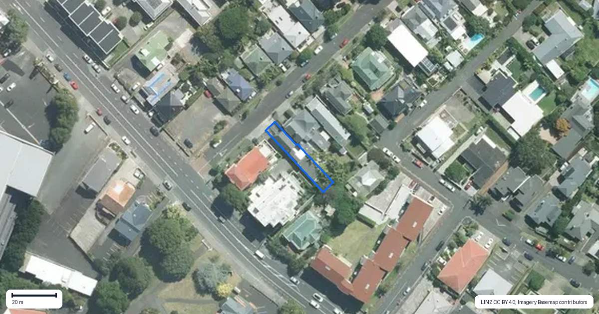 Property context map for 1 Belmont Terrace, Remuera, Auckland