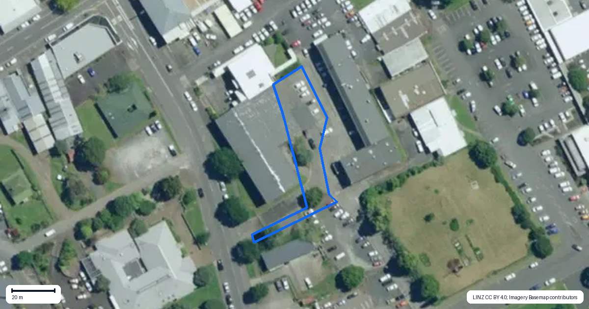 Property context map for 16 Station Road, Kaikohe