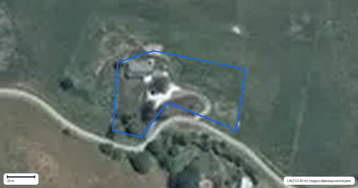 Property context map for 97 Hibberds Road, Taihape