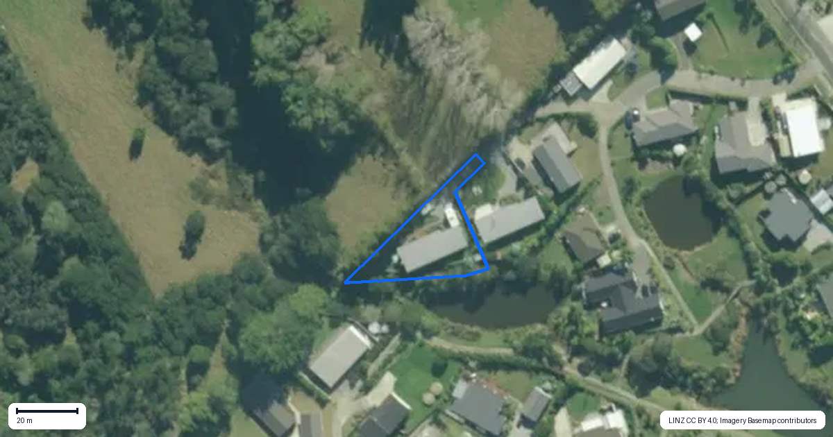 Property context map for 15 Wharuka Glade, Mangawhai