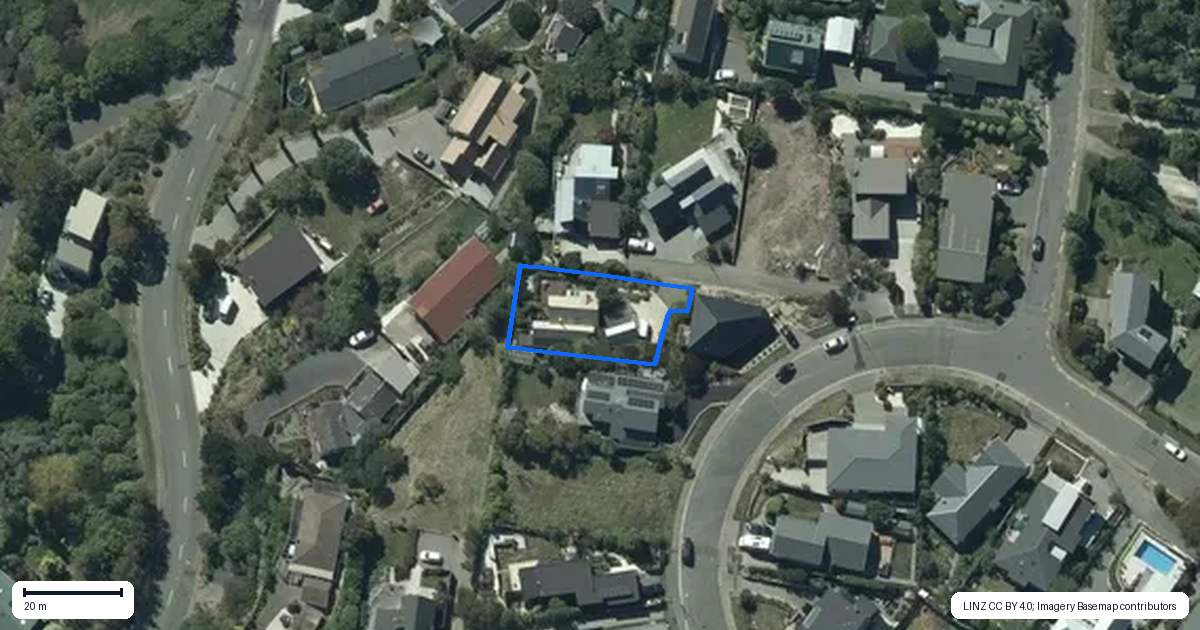Property context map for 3 Westmere Lane, Mount Pleasant, Christchurch